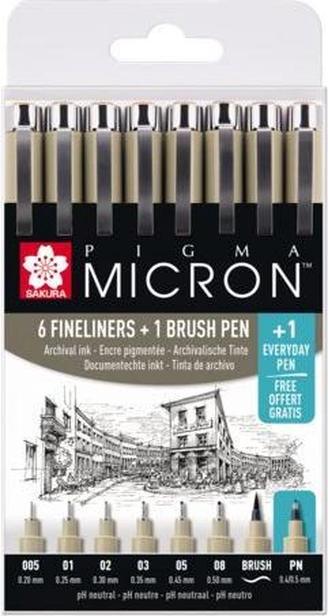 micron pennen